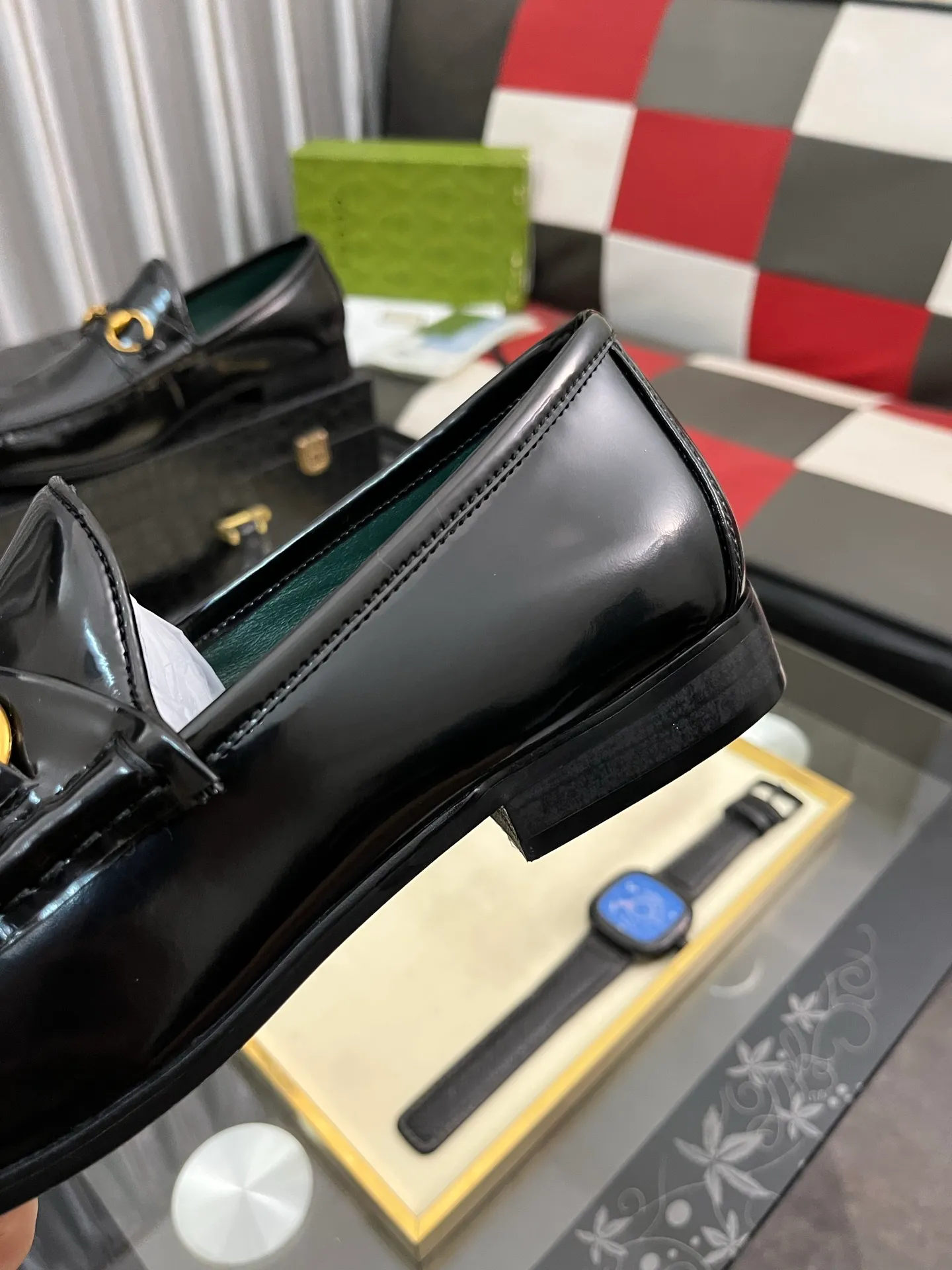 Men's Men's Shoes 💰540⌚️⌚️【GUCCI】The most popular classic Gucci leather shoes. Synchronized with the official website, the upper is made of Italian first-layer cowhide ➕cowhide lining, with unique brand and unique craftsmanship. Highlighting the hot style of the new year. Stop hesitating, stop wandering, get it now. Digital: 38--444️⃣colors available